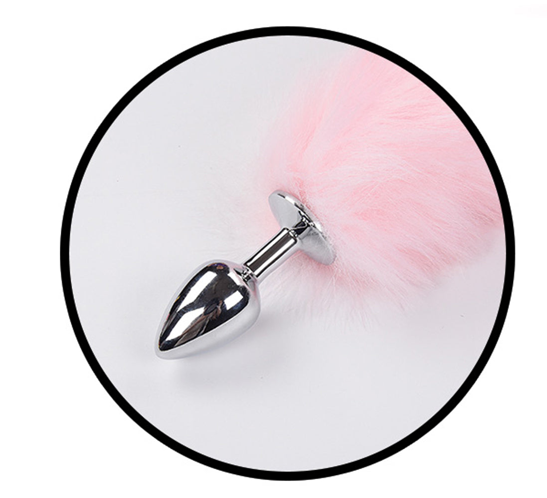 Foxy Tail - Light Up Faux Fur Butt Plug - Plug Hott Products