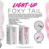 Foxy Tail - Light Up Faux Fur Butt Plug - Plug Hott Products