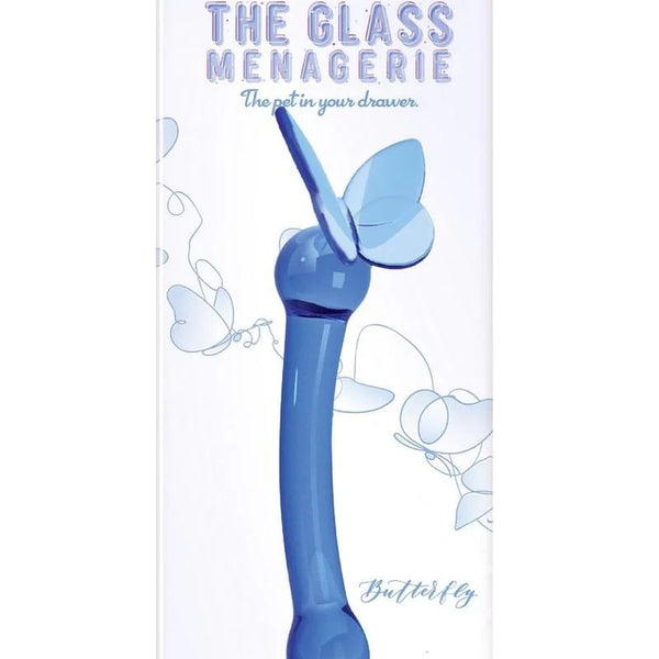 Glass Menagerie - Butterfly Glass G-Spot - Dark Blue Icon Brands