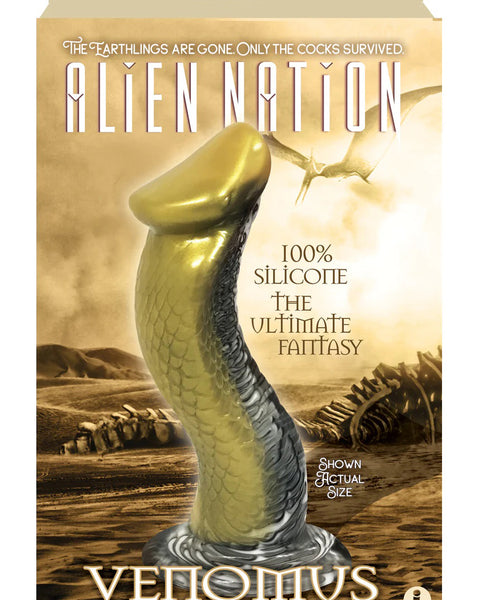 Alien Nation Venomus Silicone Creature Dildo -  Gold Icon Brands