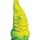 Alien Nation Octopod Silicone Rechargeable  Vibrating Creature Dildo - Yellow and Green Icon Brands