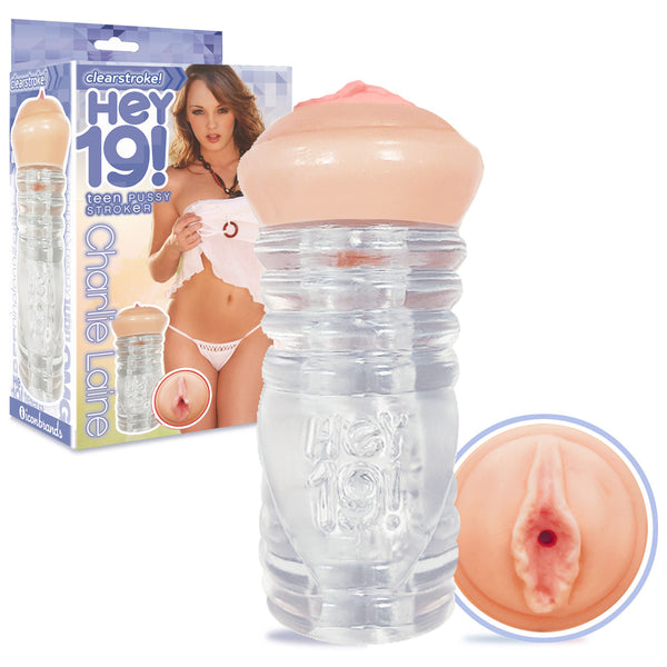 Hey 19 - Clear Stroker - Charlie Laine Icon Brands