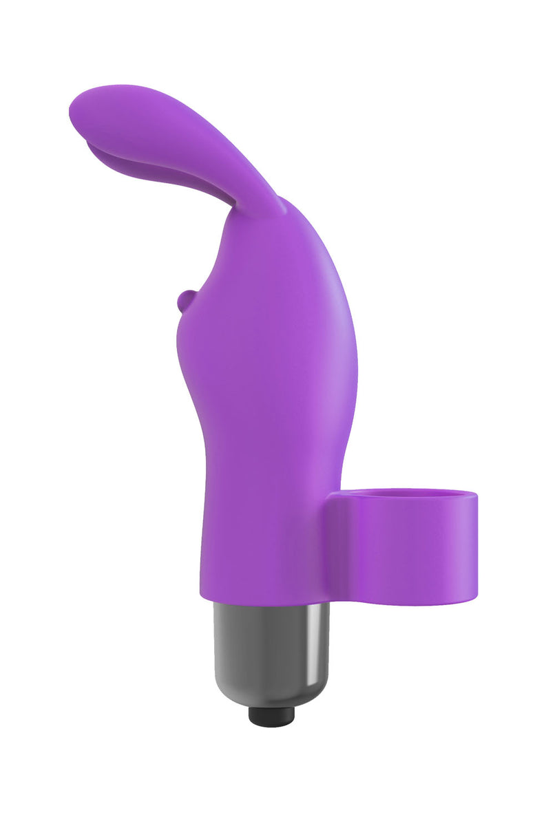 The 9's Flirt Finger Bunny Finger Vibrator - Purple Icon Brands