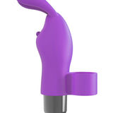 The 9's Flirt Finger Bunny Finger Vibrator - Purple Icon Brands