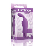 The 9's Flirt Finger Bunny Finger Vibrator - Purple Icon Brands