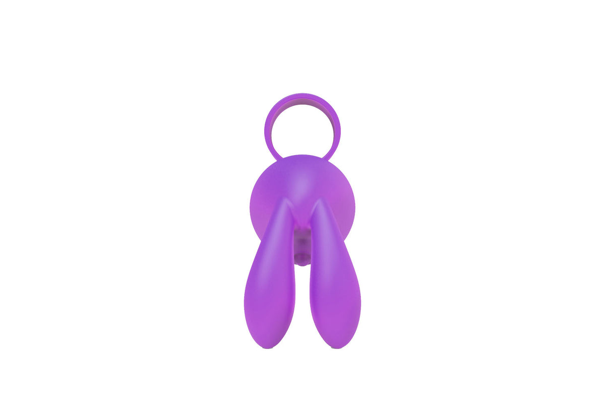 The 9's Flirt Finger Bunny Finger Vibrator - Purple Icon Brands