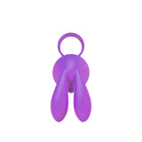 The 9's Flirt Finger Bunny Finger Vibrator - Purple Icon Brands