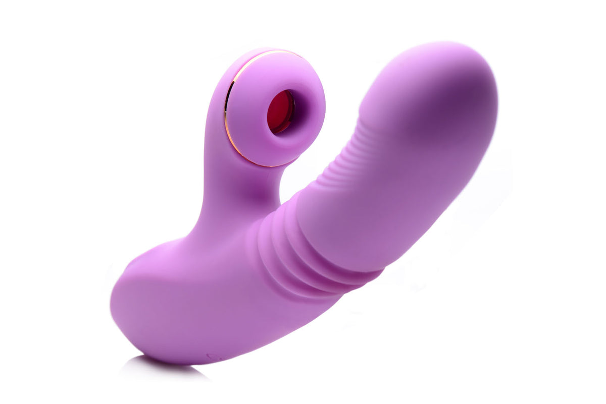 Shegasm Thrusting Suction Rabbit - Purple XR Brands inmi