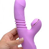 Shegasm Thrusting Suction Rabbit - Purple XR Brands inmi