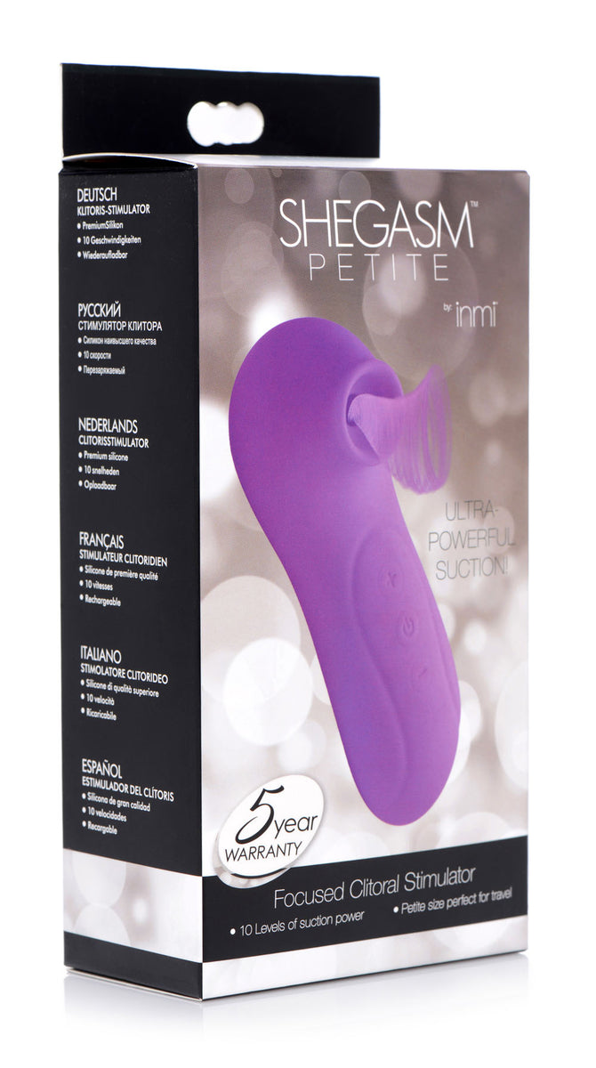 Shegasm Petite Focused Clitoral Stimulator - Purple XR Brands inmi