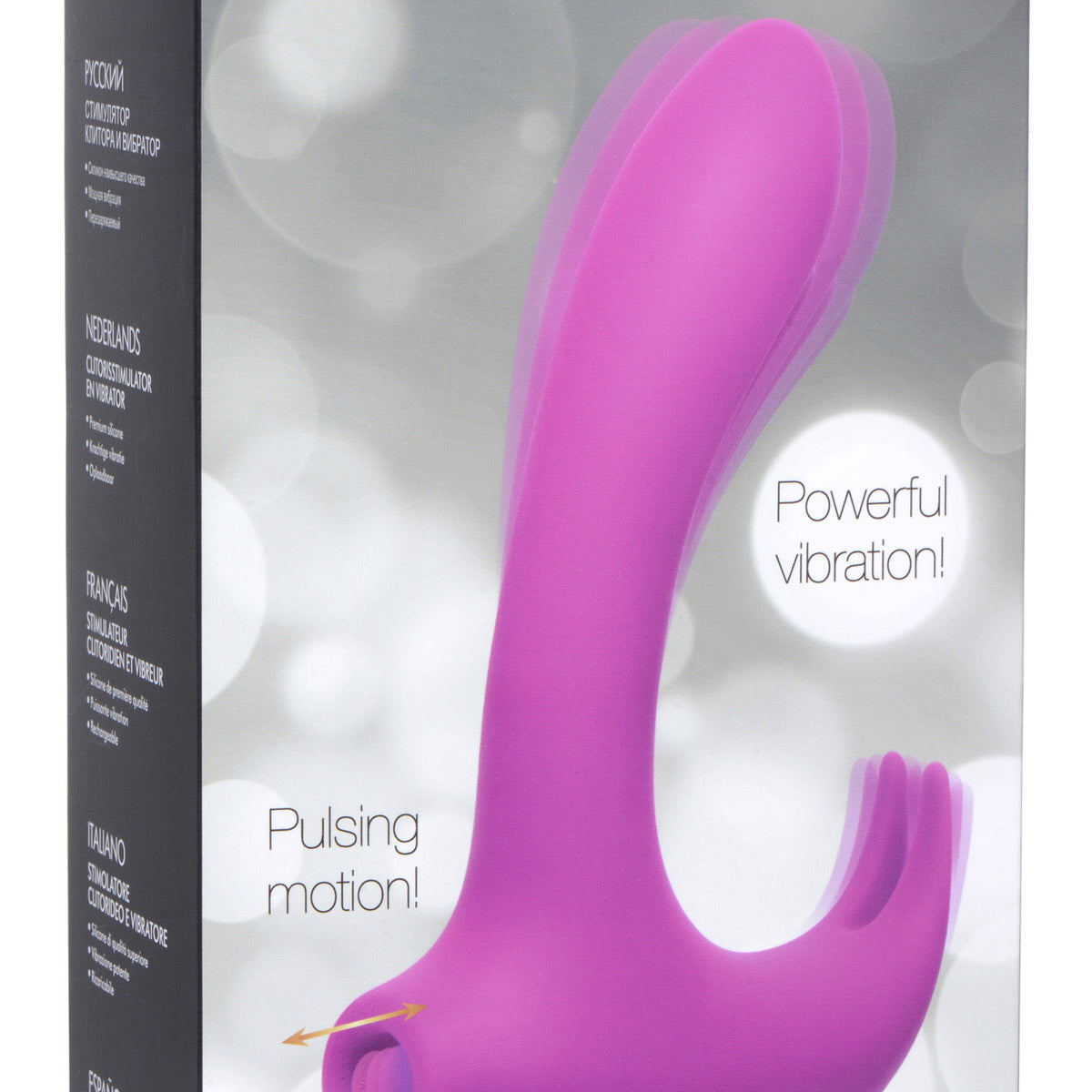 12x Lux Rocker Pulsing and Vibrating G-Spot Rabbit - Pink XR Brands inmi