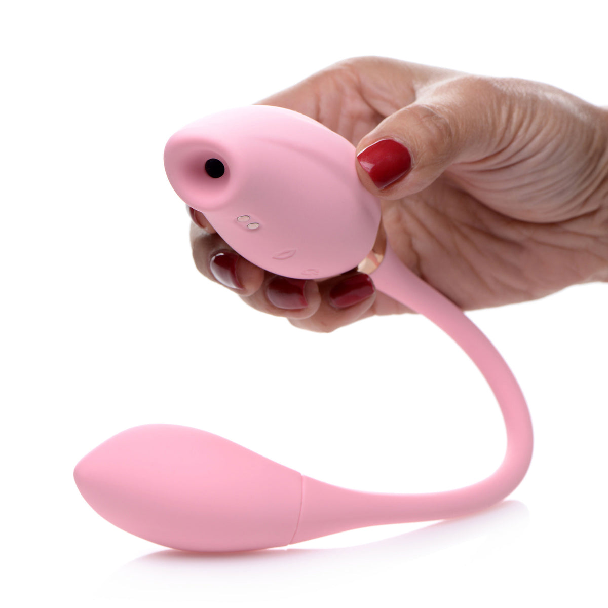 Shegasm 8x Tandem Plus Silicone Suction Clit  Stimulator and Egg XR Brands inmi