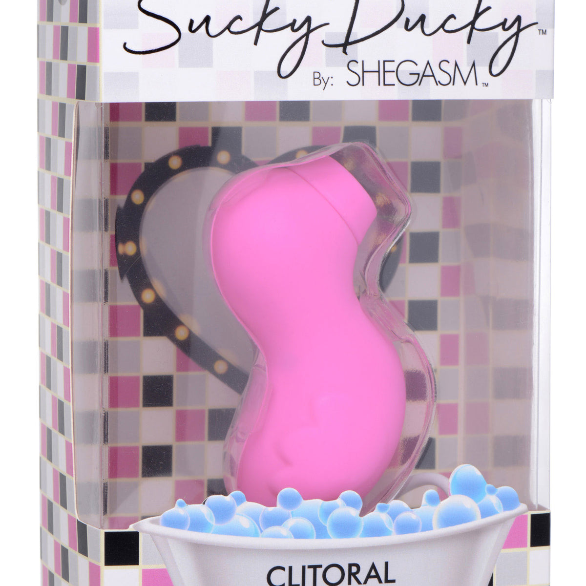 Sucky Ducky Silicone Clitoral Stimulator - Pink XR Brands Shegasm