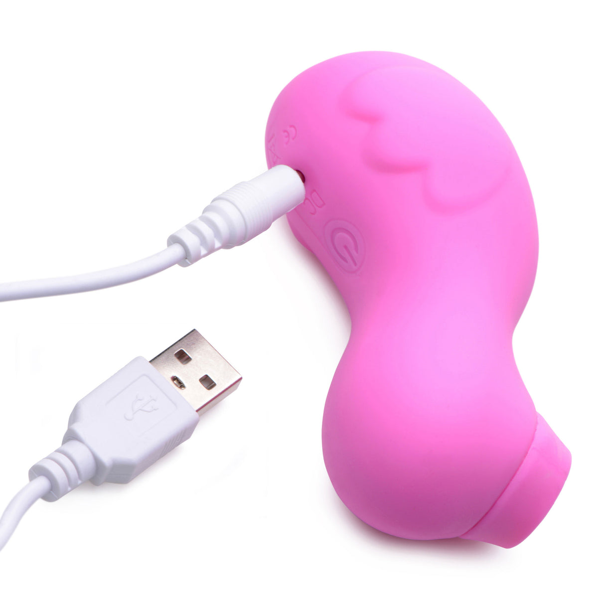 Sucky Ducky Silicone Clitoral Stimulator - Pink XR Brands Shegasm