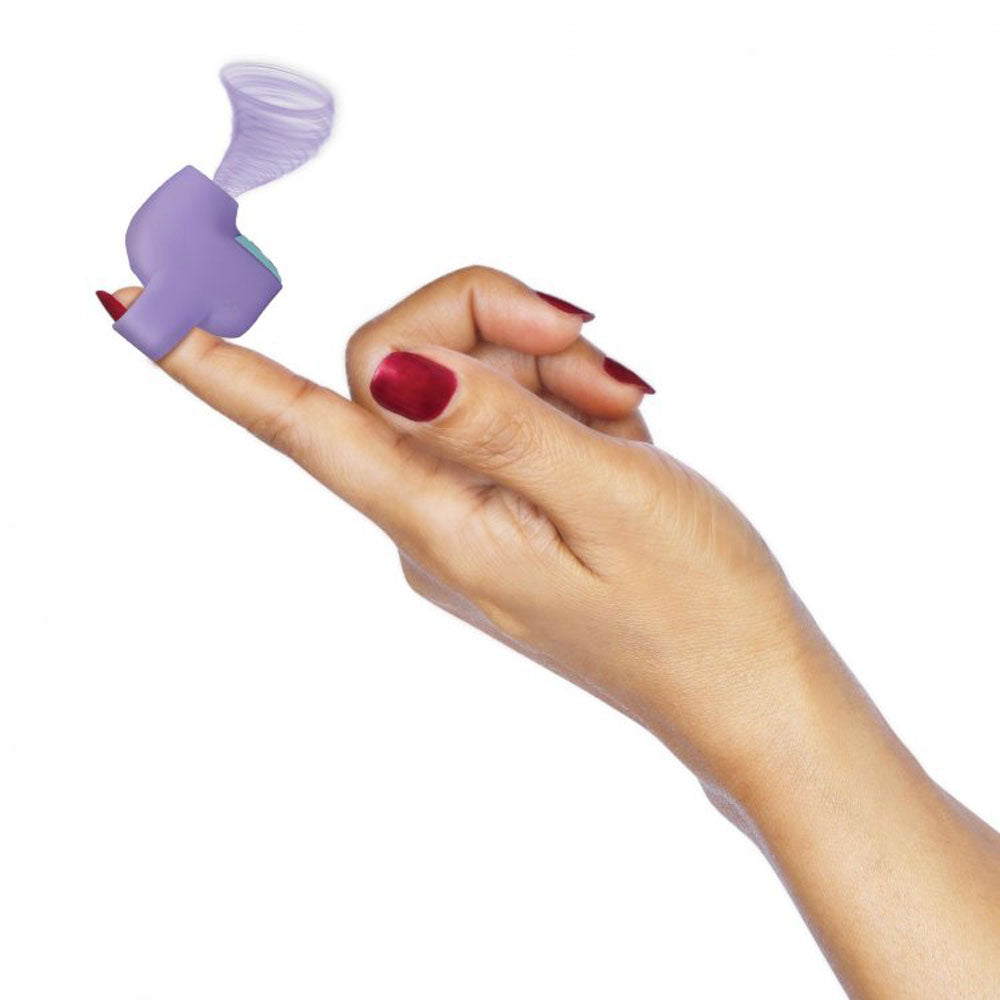 Shegasm Mini 12x Mini Silicone Clit Stimulator - Purple XR Brands inmi