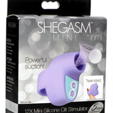 Shegasm Mini 12x Mini Silicone Clit Stimulator - Purple XR Brands inmi