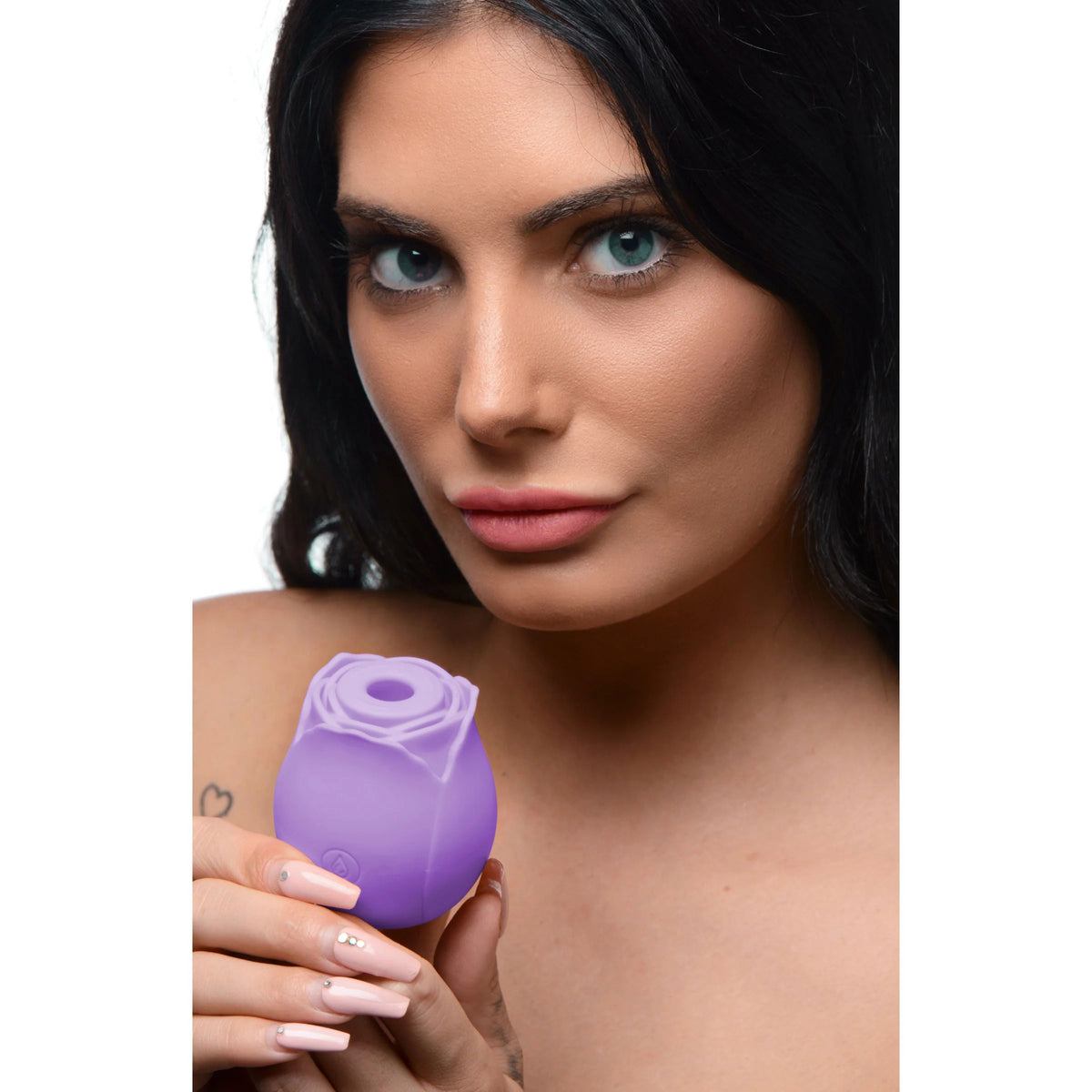 Bloomgasm Wild Rose 10x Suction Clit Stimulator -  Purple XR Brands inmi