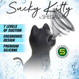 Sucky Kitty 7x Clitoral Stimulator - Black XR Brands inmi