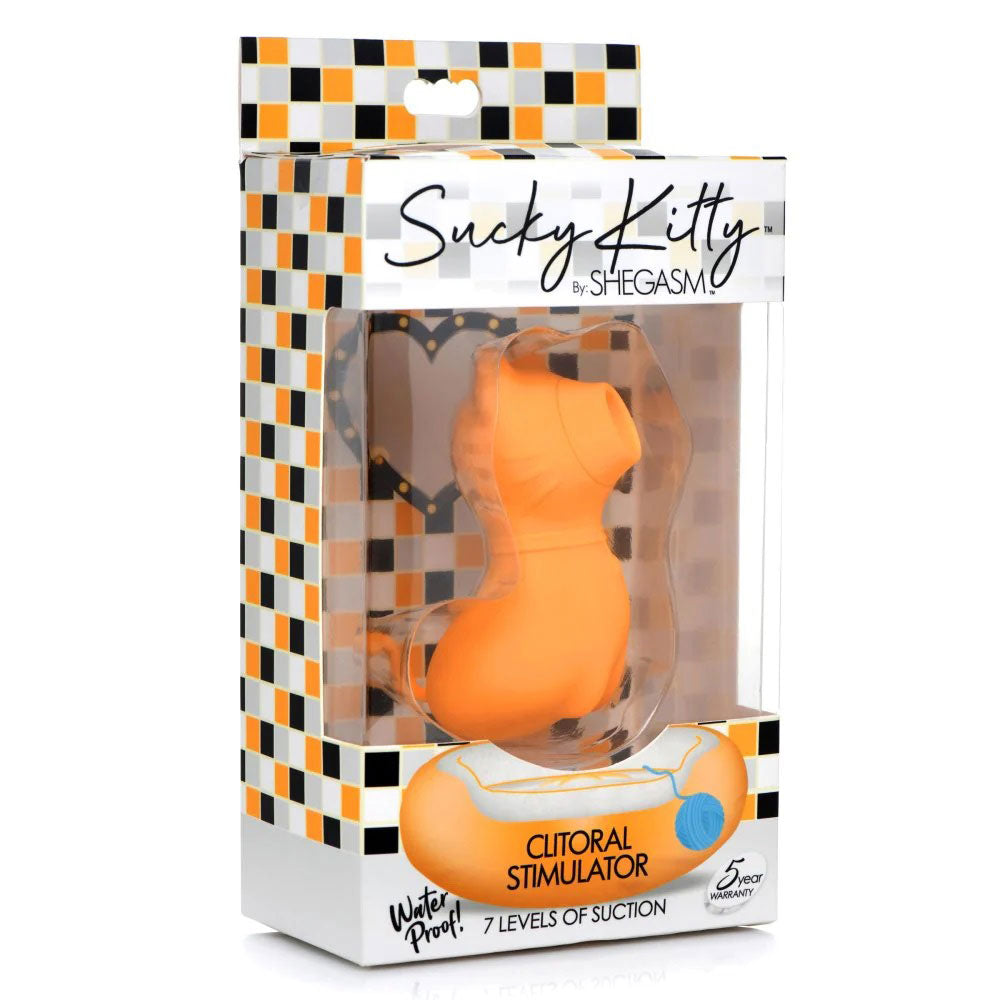 Sucky Kitty 7x Clitoral Stimulator - Orange XR Brands inmi