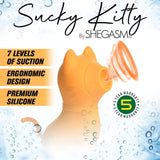 Sucky Kitty 7x Clitoral Stimulator - Orange XR Brands inmi