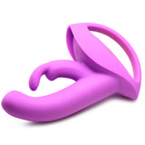 10x Come Hither Rocket Silicone Vibrator - Purple XR Brands inmi