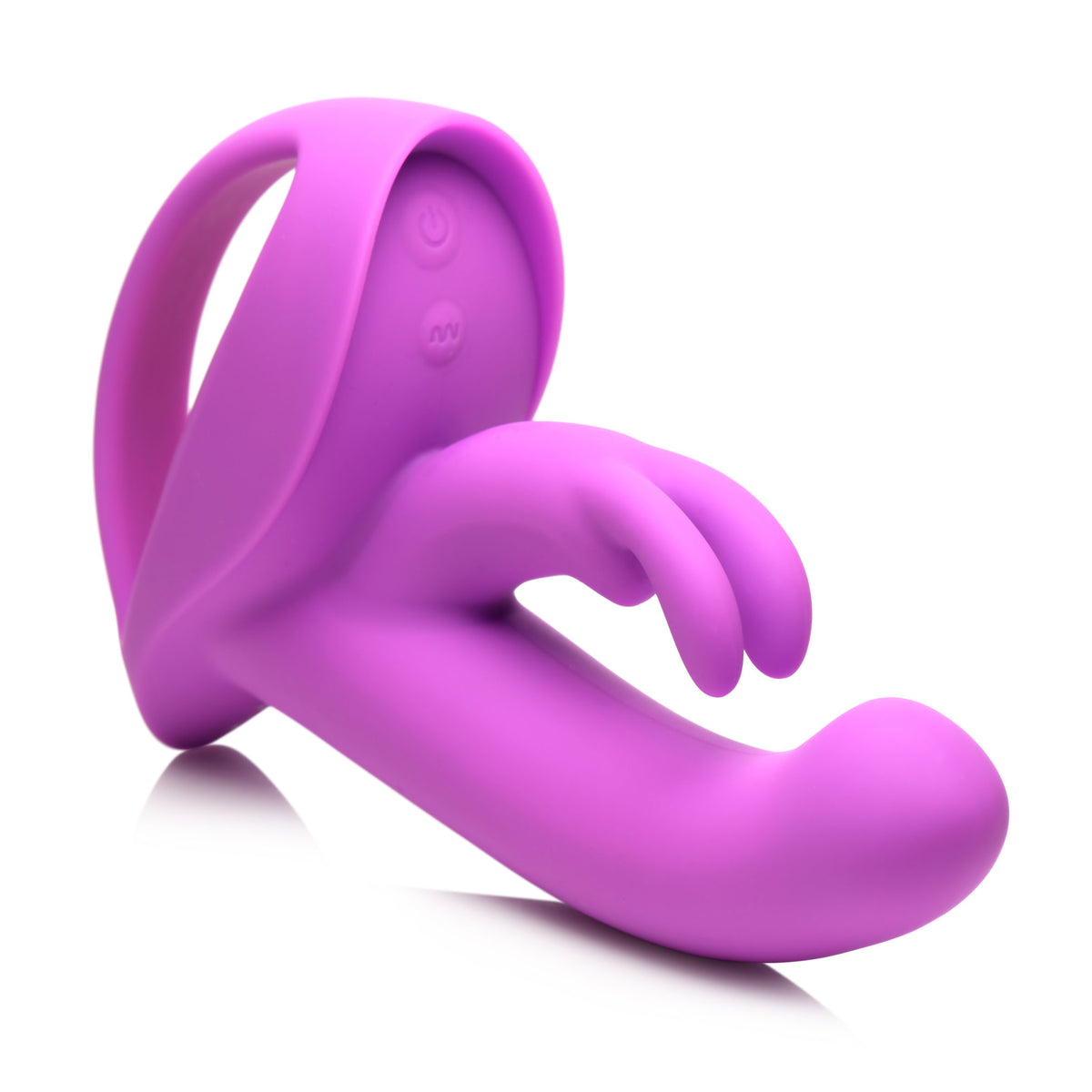 10x Come Hither Rocket Silicone Vibrator - Purple XR Brands inmi