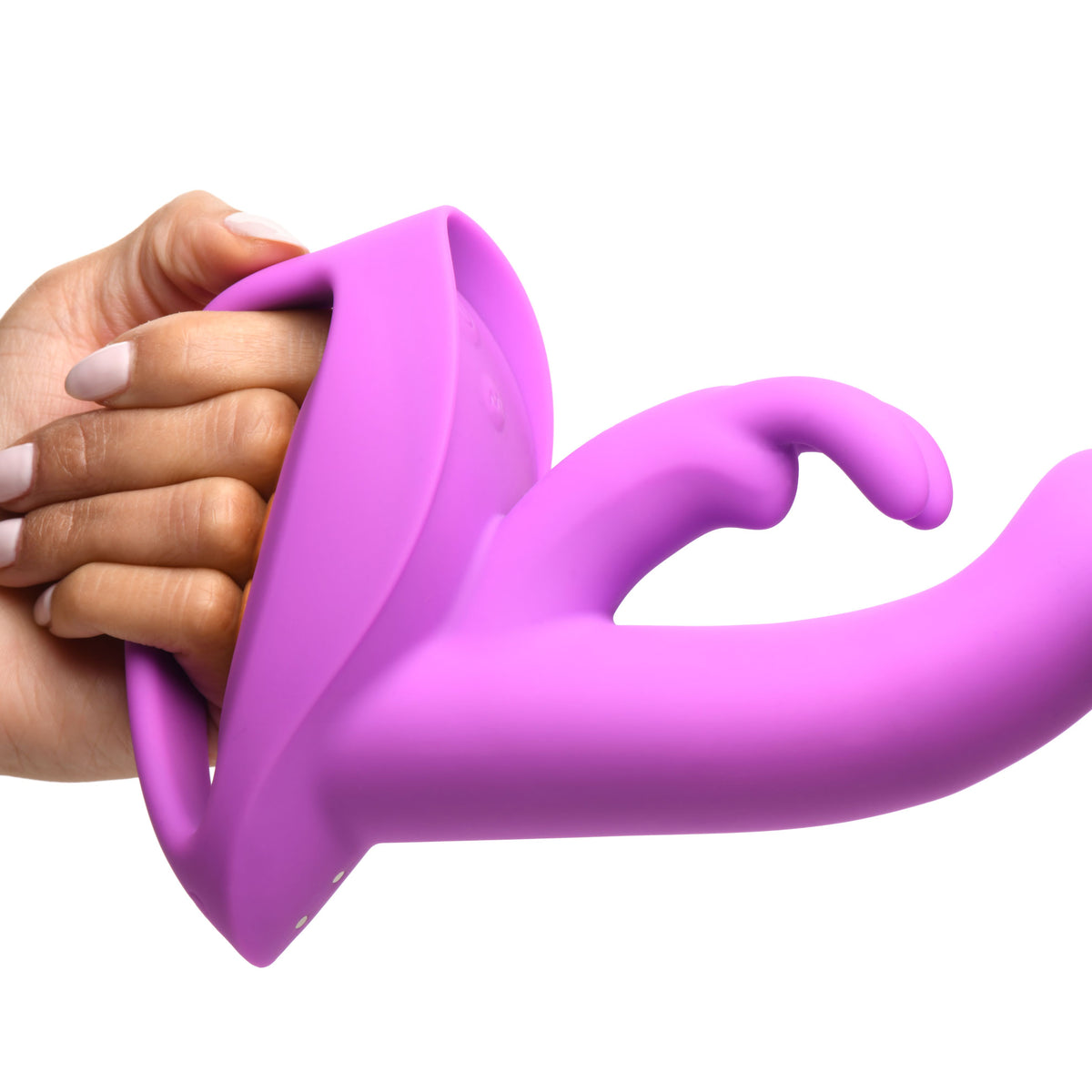 10x Come Hither Rocket Silicone Vibrator - Purple XR Brands inmi