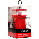 Lily Lover Sucking and Vibrating Clitoral  Stimulator- Red XR Brands inmi