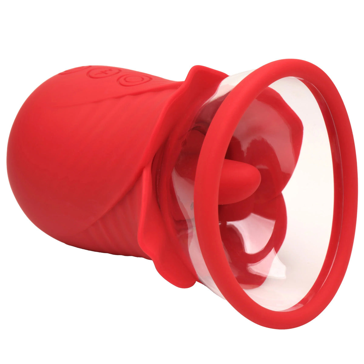 Lily Lover Sucking and Vibrating Clitoral  Stimulator- Red XR Brands inmi