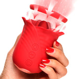 Lily Lover Sucking and Vibrating Clitoral  Stimulator- Red XR Brands inmi