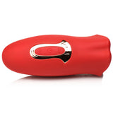 Lickgasm Kiss and Tell Mini Kissing and Vibrating  Clitoral Stimulator - Red XR Brands Shegasm