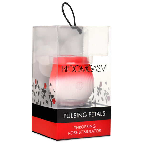 Pulsing Petals Throbbing Rose Stimulator - Red XR Brands inmi