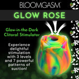 Glow Rose Glow-in-the-Dark Rose Clit Stimulator - Rainbow XR Brands inmi