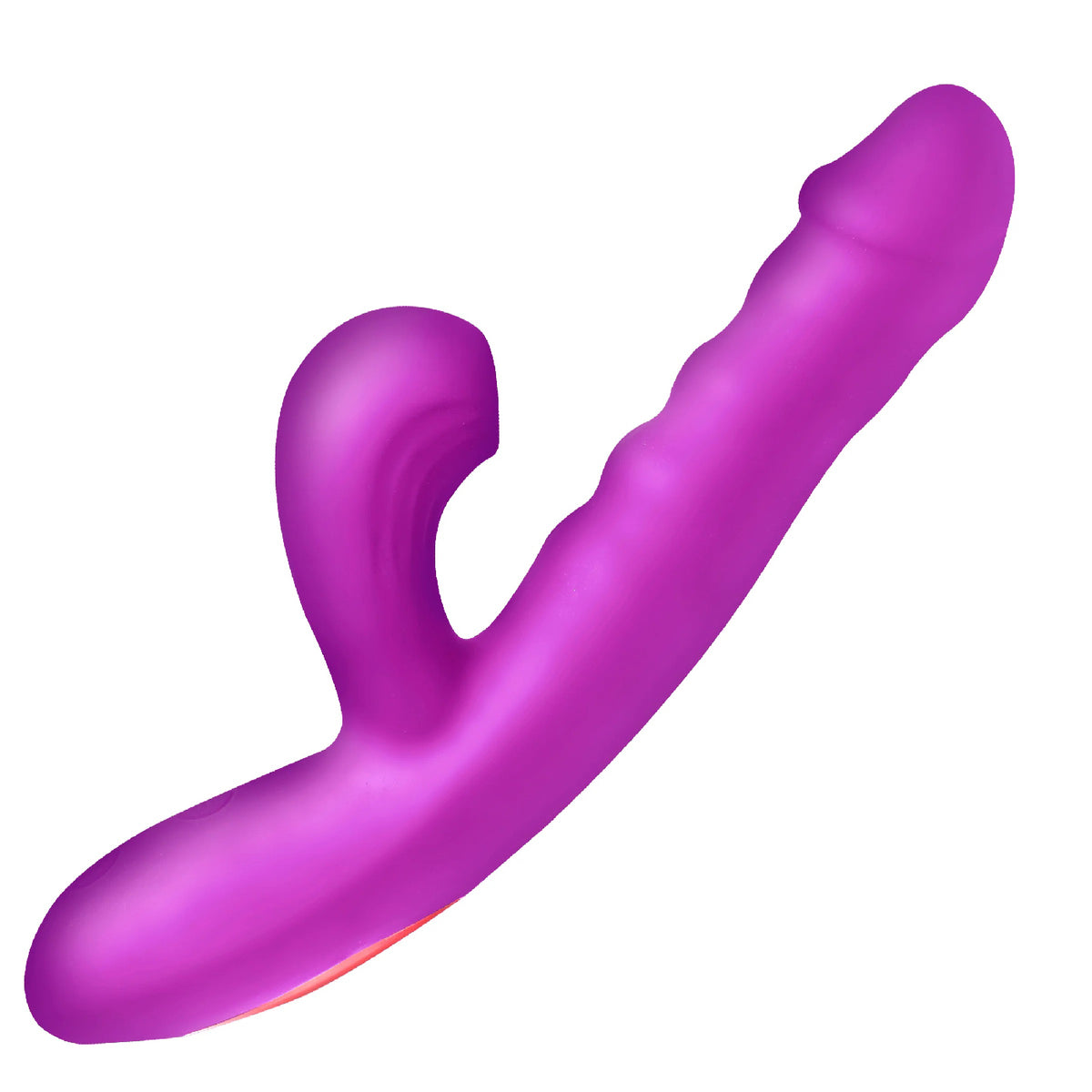 Thrust Wave Thrusting and Sucking Rabbit Vibrator  - Purple XR Brands Shegasm