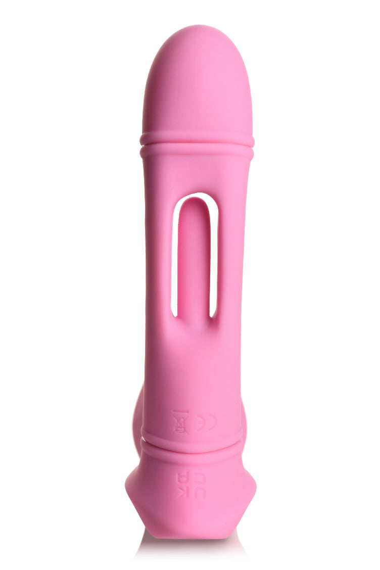 Flickers G-Flick Flicking G-Spot Vibrator With  Remote - Pink XR Brands inmi