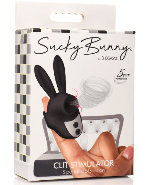 Sucky Bunny Clit Stimulator - Black XR Brands inmi