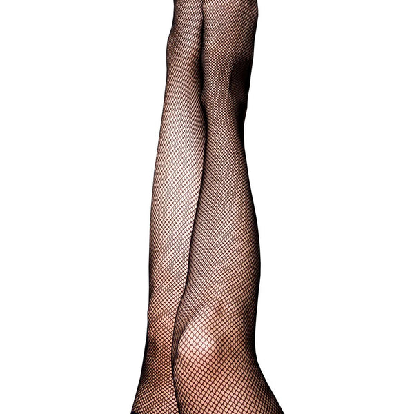 Sam - Fishnet Thigh High - Size a - Black Sale Specials