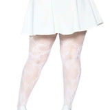 Butterfly Net Tights - 1x/2x - White Leg Avenue