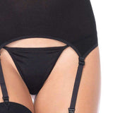 Zara Garter Belt and Stocking - One Size - Black Leg Avenue