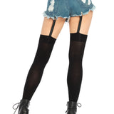 Attached Clip Garter Thigh Highs - One Size Leg Avenue