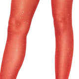 Lurex Shimmer Tights - One Size - Red Leg Avenue