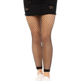 Industrial Net Footless Tights - One Size - Black Leg Avenue