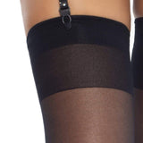 Rhinestone Garter Belt - One Size - Black Leg Avenue