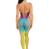 Ombre Footless Bodystocking - One Size - Ocean Leg Avenue