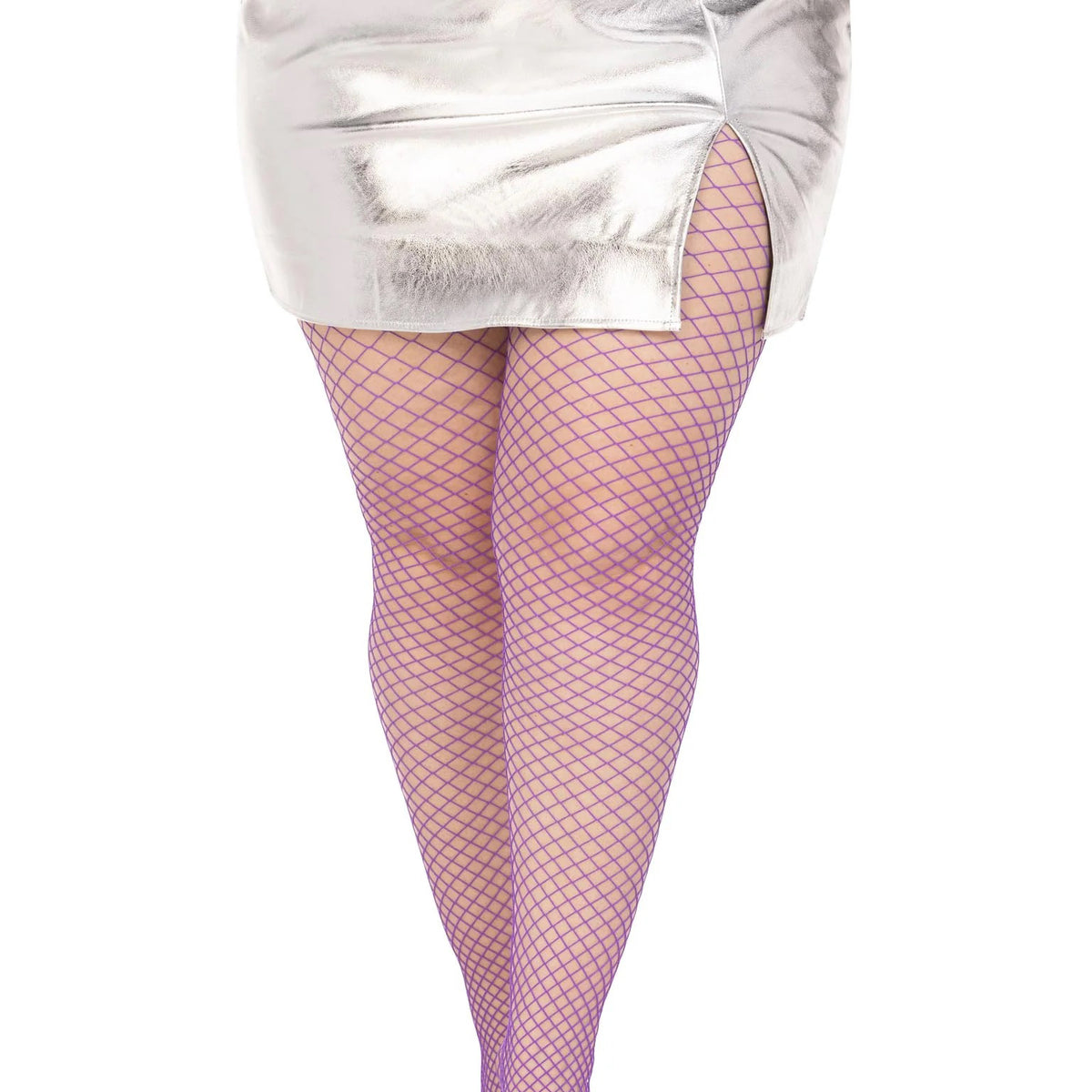 Spandex Industrial Net Tight - 1x/2x - Purple Leg Avenue