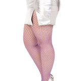 Spandex Industrial Net Tight - 1x/2x - Purple Leg Avenue