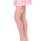 Nylon Fishnet Stocking - One Size - Pink Leg Avenue