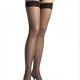 Spandex Industrial Net Thigh Highs - Black Leg Avenue