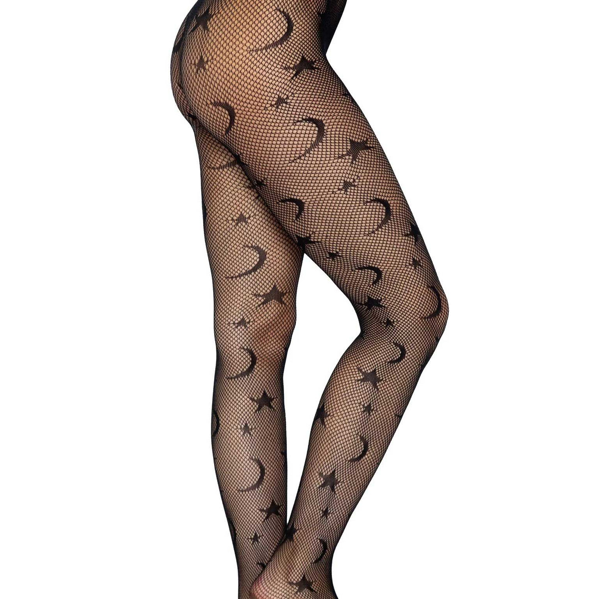 Celestial Net Tights - One Size - Black Leg Avenue