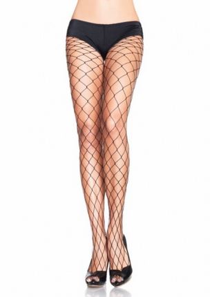 Fence Net Pantyhose - One Size - Black Leg Avenue